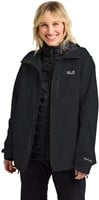 Jack Wolfskin Flowline 3-in-1 Jacket W - Black