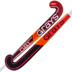Grays 1i Dynabow Indoor - Black/Red/White - Senior Hockey Stick