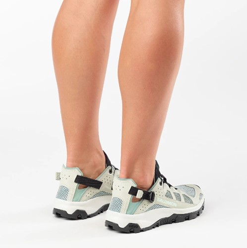 Salomon Techamphibian 5 W - Green Milieu/Sea Foam/Clearly Aqua