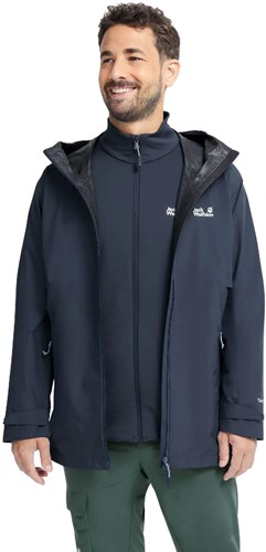 Jack Wolfskin Litestride 3-in-1 Jacket M - Midnight Sky