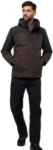 Jack Wolfskin Romberg 3-in-1 Jacket M - Peat