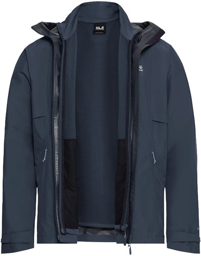Jack Wolfskin Litestride 3-in-1 Jacket M - Midnight Sky