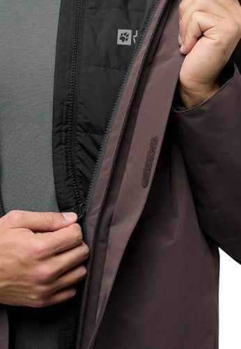 Jack Wolfskin Romberg 3-in-1 Jacket M - Peat