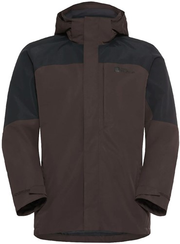 Jack Wolfskin Romberg 3-in-1 Jacket M - Peat - L