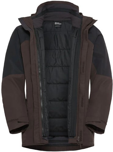 Jack Wolfskin Romberg 3-in-1 Jacket M - Peat