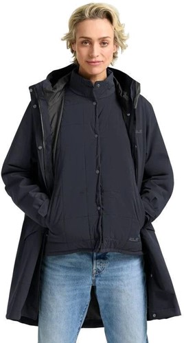 Jack Wolfskin Winterdune 3-in-1 Coat W - Dark Navy
