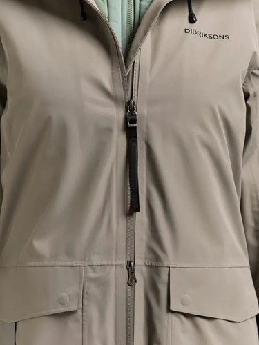Didriksons Nadja Parka Long W - Ash Brown