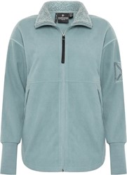 Didriksons Ronja Fullzip - Factory Blue - Women's Fleece Jacket