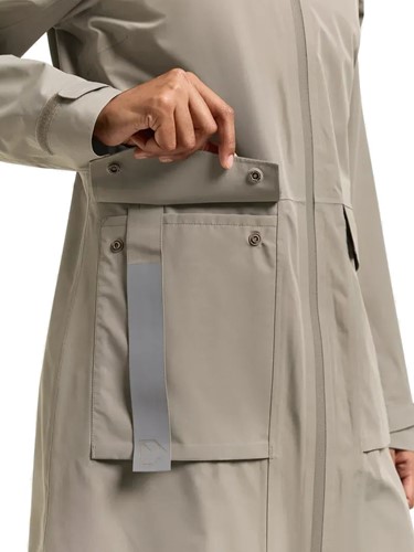 Didriksons Nadja Parka Long W - Ash Brown