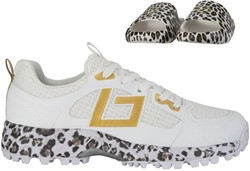 Brabo Shoe Tribute + Slides - White/Gold - Junior Hockeyschuhe
