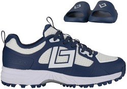 Brabo Shoe Tribute + Slides - Navy/White - Junior Hockeyschuhe