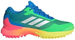 Adidas Fabela X 2 Ltd. - Lucid Ray Blue/Cloud White/Screaming Green - Unisex Hockey Shoes
