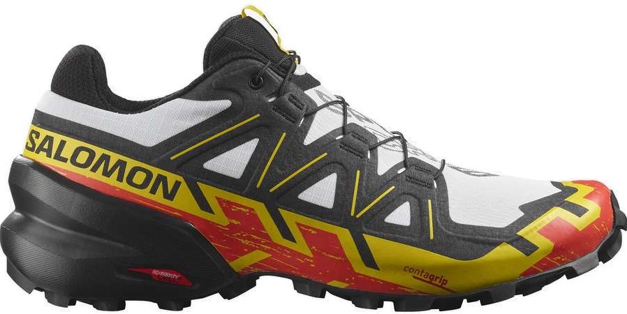 Salomon Speedcross 6 - White/Black/Empire Yellow - 40 2/3 (UK 7) Wir sind  Ihr Spezialist für Outdoor , wintersport. hockey und mehr.