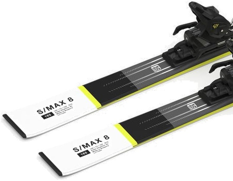 Salomon S/Max 8 + M11 L80 - Black/White/Acid Green - 165 cm Wir 