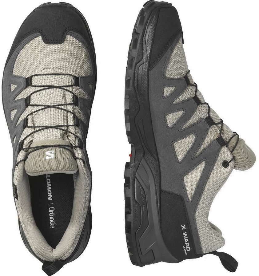 Salomon X Ward Leather GTX Vintage Khaki Black Pewter 40 UK 6.5 Wir sind Ihr Spezialist fur Outdoor wintersport. hockey und mehr