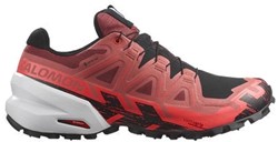 Salomon Spikecross 6 GTX - Cow Hide/Black/Fiery Coral - Trail Running Shoes