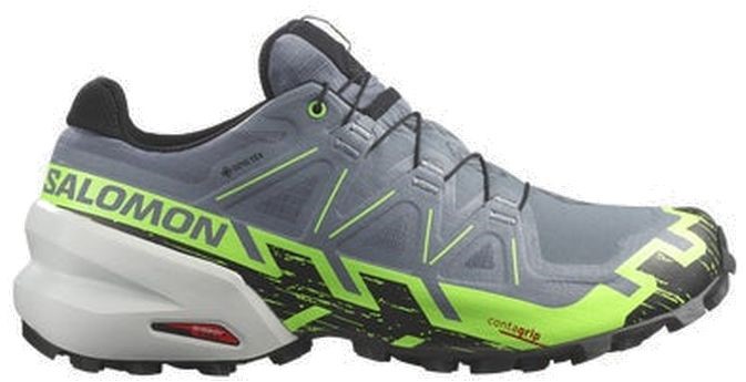 Salomon Speedcross 6 GTX Flint Stone Green Gecko Black 48 UK 12.5