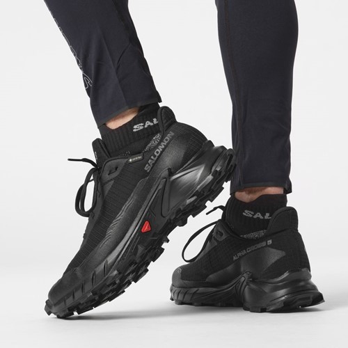 Salomon Alphacross 5 GTX - Black/Black/Ebony