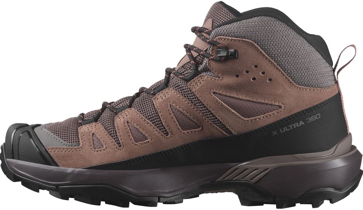 Salomon X Ultra 360 Leather Mid GTX W Peppercorn Cognac Hot Coral 38 2 3 UK 5.5 Wir sind Ihr Spezialist fur Outdoor wintersport. hockey und mehr