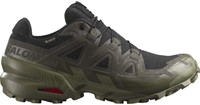 Salomon Speedcross 6 GTX - Black/Peat/Deep Lichen Green - 42 2/3 (UK 8.5)