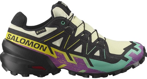 Salomon Speedcross 6 GTX W - Transparent Yellow/Black/Waterfall - 36 2/3 (UK 4)