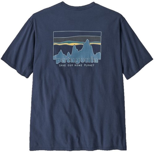 Patagonia M's '73 Skyline Organic T-Shirt - New Navy