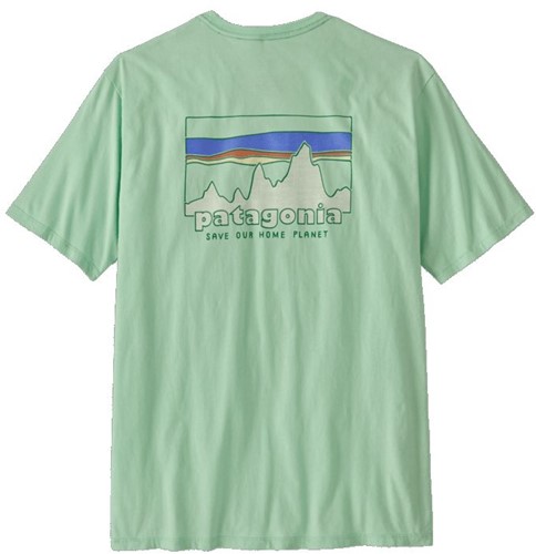 Patagonia M's '73 Skyline Organic T-Shirt - Rinsed Green