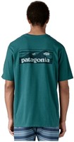 Patagonia M's Boardshort Logo Pocket Responsibili-Tee - Wetland Blue