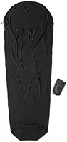Cocoon Mummy Liner - 100% Merino Wool - Schwarz