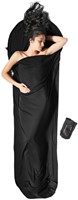 Cocoon Mummy Liner - 100% Merino Wool - Black