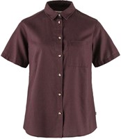 Fjällräven Övik Travel Shirt Short Sleeve W - Port - S