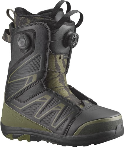 Salomon Launch BOA SJ BOA - Black/Olive Night/Rosin - 42 1/2 (MP 27.5)