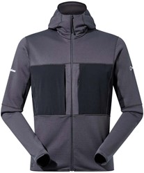 Berghaus MTN Guide MW Hoody - Grey Pinstripe/Jet Black - Men's Fleece Jacket