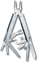 Victorinox Swiss Tool X incl. Leather Pouch - Silber