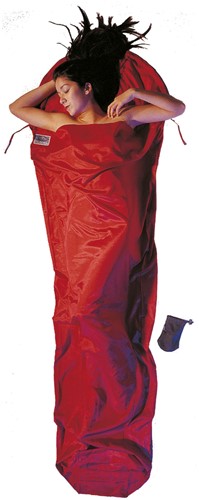 Cocoon Mummy Liner - Silk/Cotton - Monk's Red