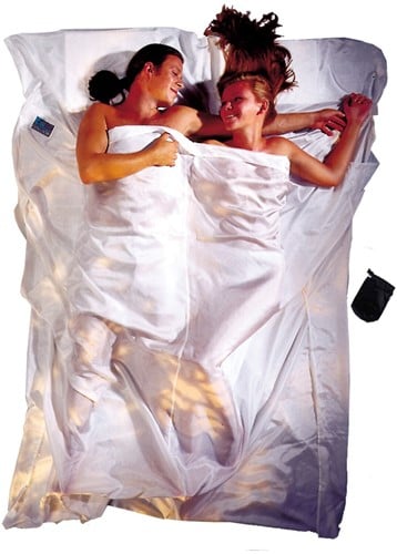 Cocoon Travelsheet Double - 100% Silk - Natural