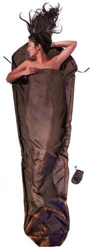 Cocoon Mummy Liner - 100% Silk - Muddy Elephant