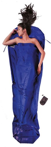 Cocoon Mummy Liner - 100% Silk - Ultramarine Blue
