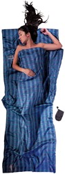 Cocoon Travelsheet - 100% Silk - Checked Silk