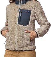 ジャケット Classic Retro X Jacket Natural with Smolder Blue patagonia-womens-classic-retro