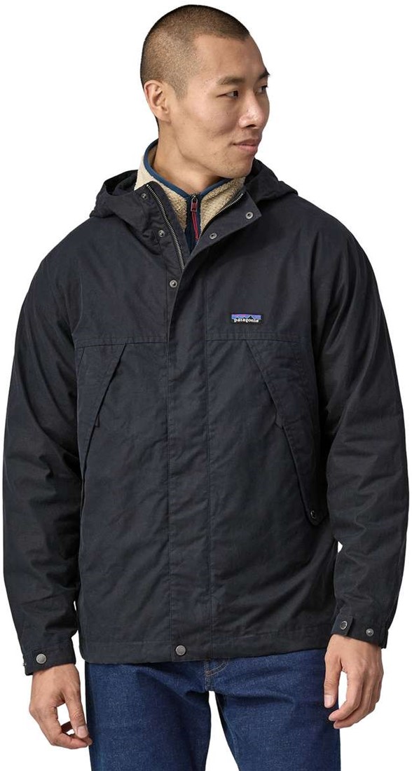 Waxed cotton jacket top