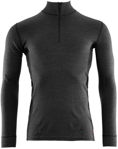 Aclima WarmWool Mockneck M - Marengo/Jet Black - S