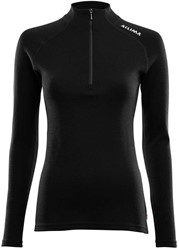 Aclima WarmWool Mockneck - Jet Black - Thermounterwäsche Damen