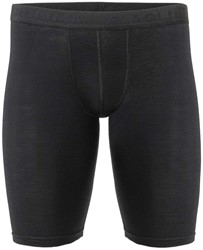 Aclima WarmWool Shorts Long - Jet Black - Thermoshort Damen